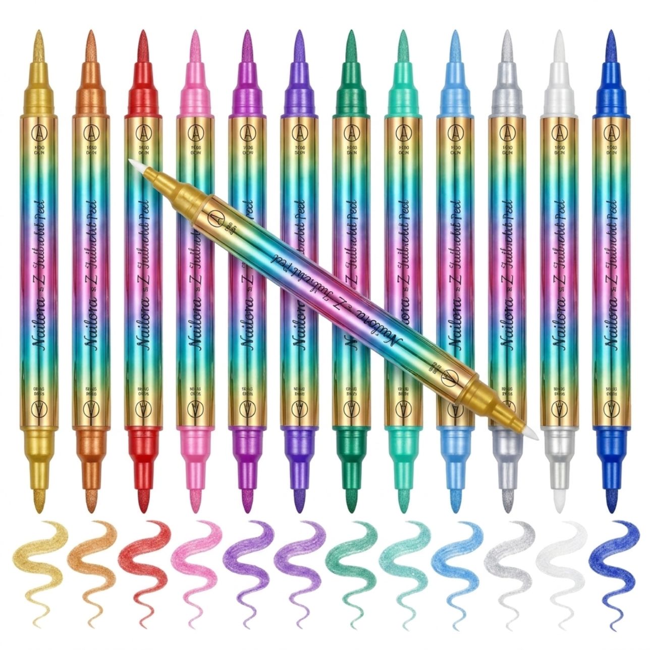 Dual-Ended Nail Art Pens